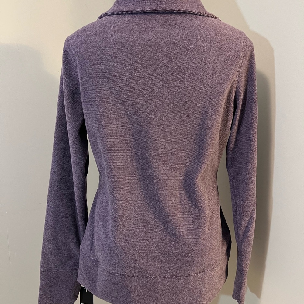 Adidas Purple Sweatshirt with High Collar and Full Zip - Picture 7 of 16